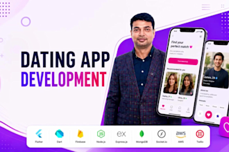 dating, live streaming, social media mobile app development tinder clone flutter
