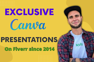 design custom canva presentation and sponsorship deck