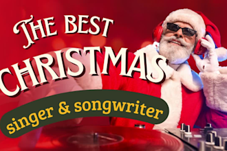 write and sing a heartfelt christmas or new year country love song for you