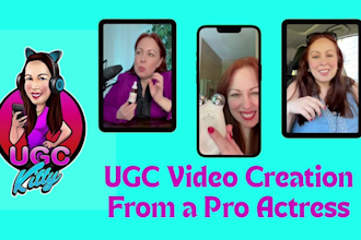 be your female ugc creator for video ads