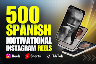 create spanish motivational reels and youtube shorts