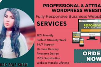 construct a construction wordpress website and redesign