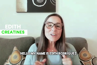 create spanish ugc videos as a mature female creator