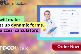set up wordpress dynamic forms, quizzes, calculators using jetformbuilder