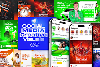 create instagram posts and facebook ad creative