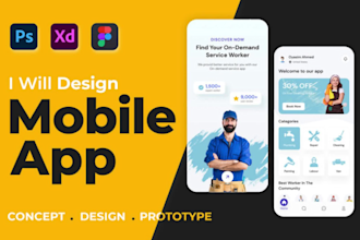 design mobile app ui ux design in figma