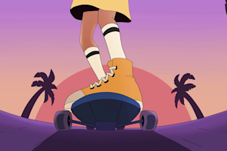 create smooth lofi loop animation animated gif