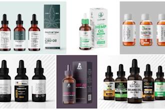create label design, product label design, cbd label design