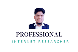 collect information through internet research for you