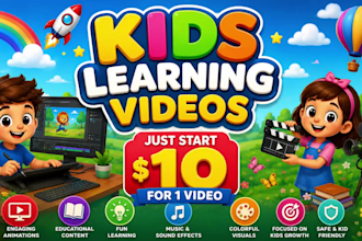 create youtube videos for kids