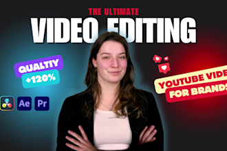 professionally edit your brand video for youtube