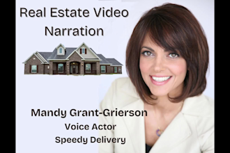 professionally narrate a real estate or event promo video