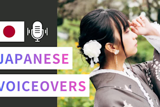 record voiceovers in japanese