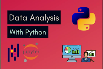 do data analysis with python, pandas, and jupiter notebook