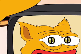 do crypto meme video, meme art, solana meme, 2d animation video, funny meme
