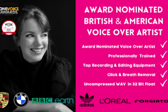 record a sultry and smooth british or american voice over