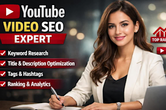 be your youtube SEO expert for channel growth and monetization