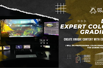 do pro color grading for gaming videos