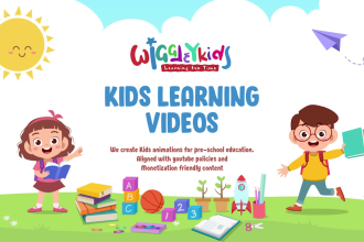 create learning videos for kids in 4k