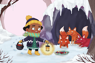 create children storybook illustration and cover
