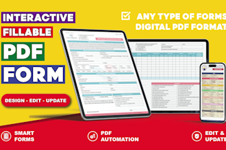 do fillable PDF forms, intake forms, and medical forms
