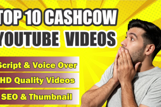 create top 10 cash cow youtube videos and travel videos