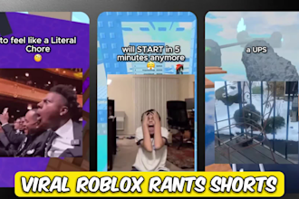 make viral roblox rants shorts