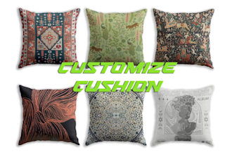 create new cushion, bedcover, carpet designs for your room interior
