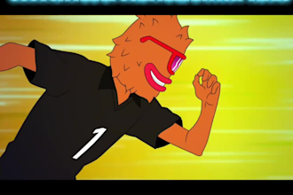 2d meme animation video, cartoon animation meme coin video, funny viral meme gif