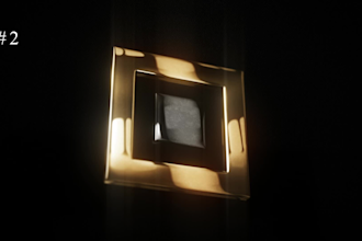 create luxury glossy metal 3d logo animation