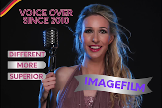 produce the best voice over for your imagefilm