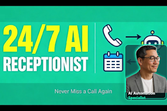 build an ai voice receptionist to answer calls and book appointments