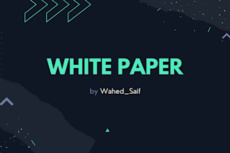 write and design crypto, ico or dao whitepaper