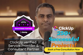 set up clickup as a clickup expert consultant