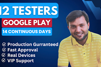 provide real 12 testers for google play console