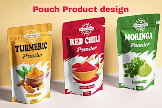 do pouch packaging design, coffee, tea, mylar bag, food label design