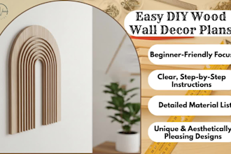 create beginner friendly DIY woodworking plans for wall decor