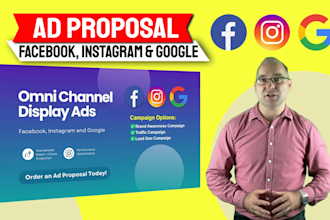 create an ad proposal for facebook instagram and google