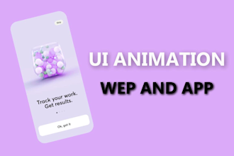 create ui animation for your mobile app and website