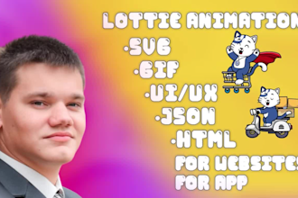 crafting exceptional lottie animations, svgs, gifs, and HTML