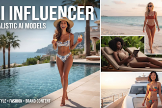 create realistic ai influencer and ai model