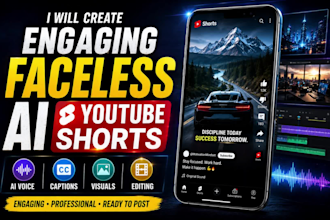 create engaging faceless ai youtube shorts videos