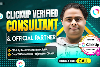 setup clickup as a click up expert consultant