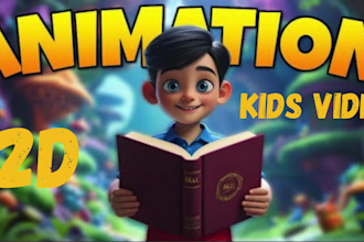 create ai animated educational nursery rhymes videos for kids youtube channel
