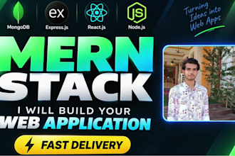 build modern mern saas, dashboard and business web apps