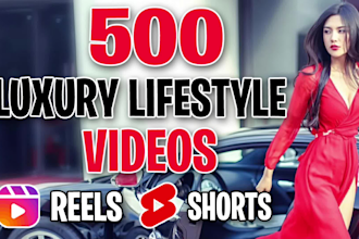 create luxury car video edit and youtube shorts or reels
