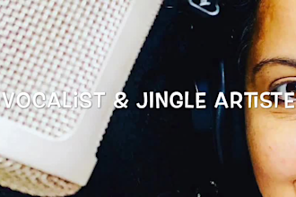 sing your jingle for your ad spot, theme song title intro, outro track