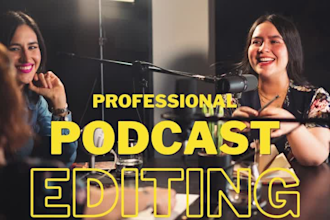 professionally edit, mix and master podcast or zoom meeting
