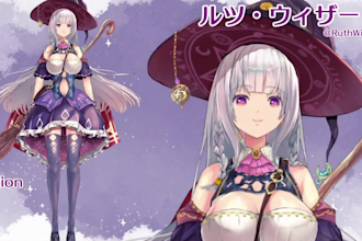 design and rig live2d model, vtuber rigging, 2d vtuber model, pngtuber model