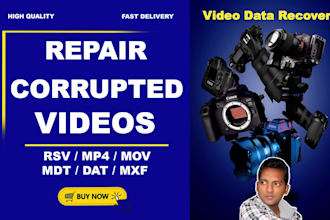 repair corrupted videos fix mp4 mov rsv mxf dat mdt data recovery